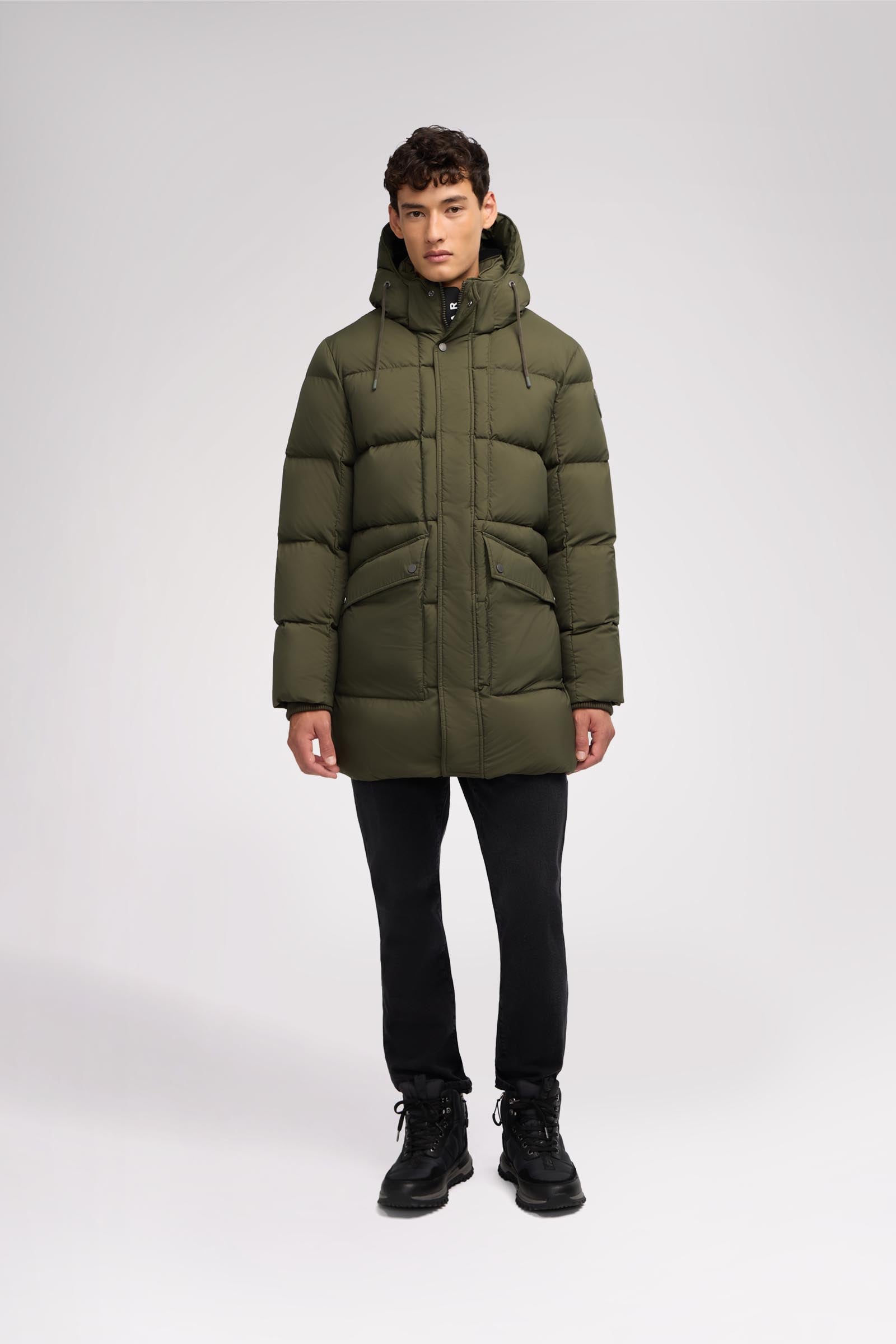 Teneca Men's Channel Quilted Puffer Parka - Main Image