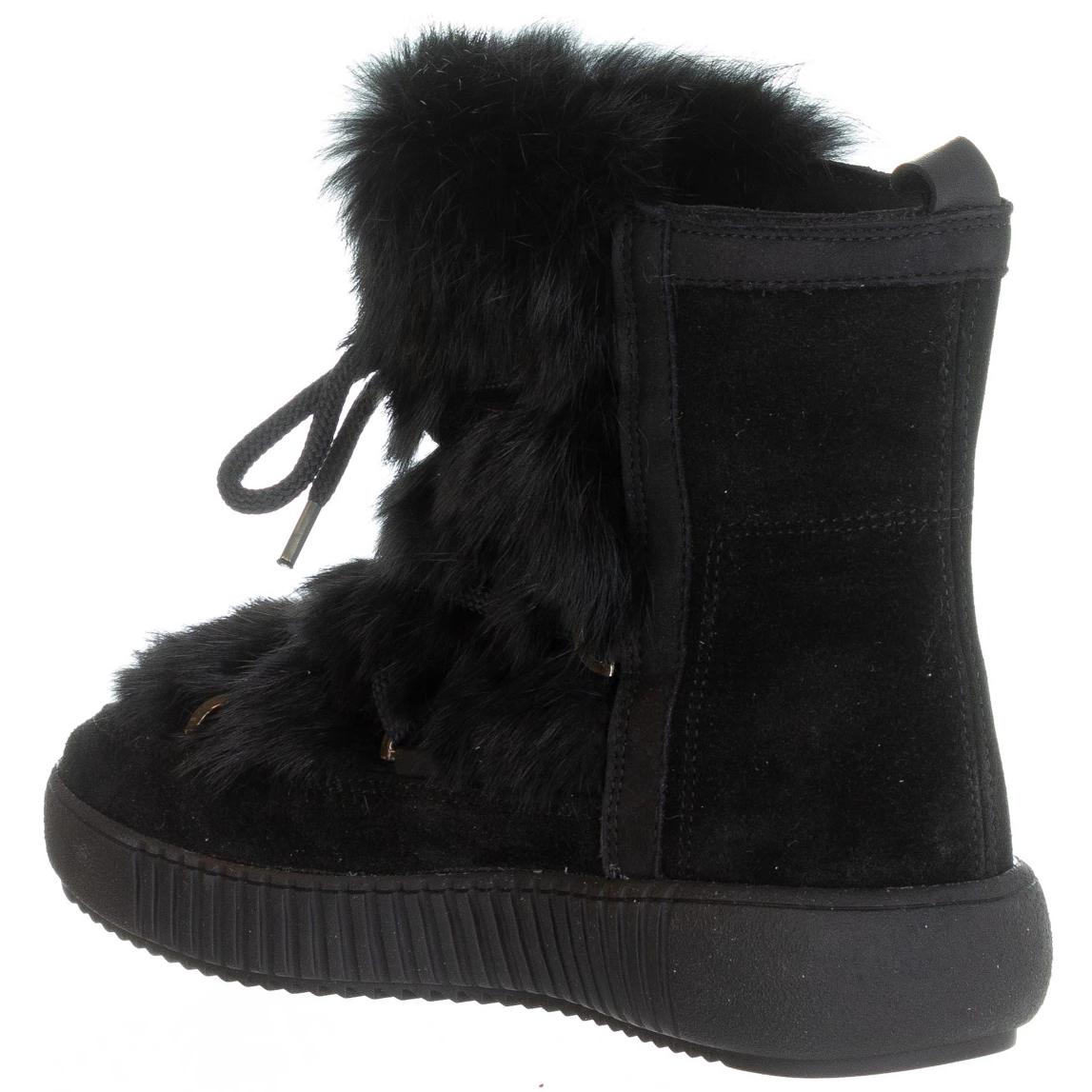 Anet Women's Suede and Fur Boot