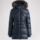 Ares matelassé pour femmes avec contour en fausse fourrure