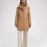 Celeste manteau de laine mi-long pour femmes