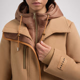 Celeste manteau de laine mi-long pour femmes