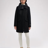 Celeste manteau de laine mi-long pour femmes