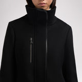 Celeste manteau de laine mi-long pour femmes