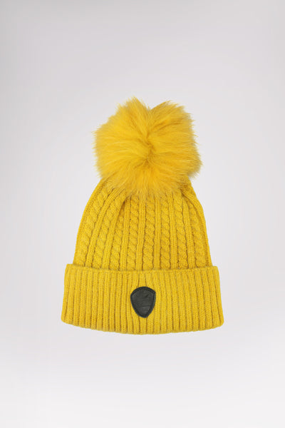 帽子 ollun ponpon knit hat Heidi Knitted Pompom Hat