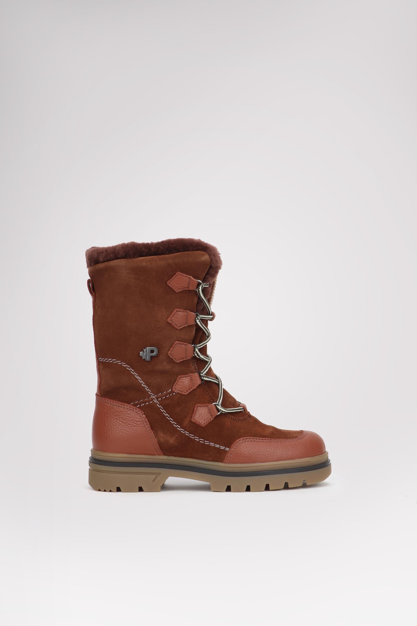 Valerie S botte Héritage pour femme avec crampon Ice Gripper