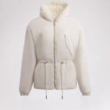 Demi Women's Reversible Faux Fur Jacket with Hood