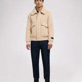 Lebron Men's Lightweight Wool Bomber Jacket