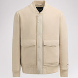 Hader bomber en laine mélangée pour hommes