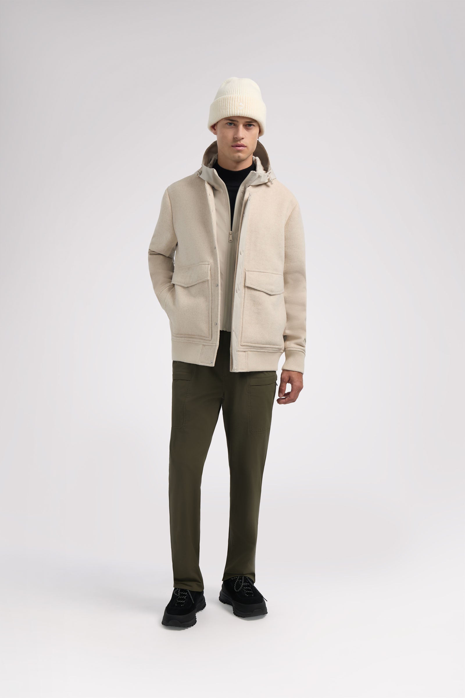 Hader Men's Wool Blend Bomber
