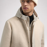 Hader bomber en laine mélangée pour hommes