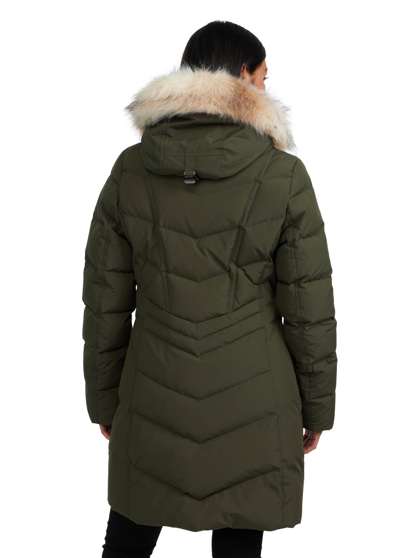 January Women's Quilted Puffer w/ Faux Fur
