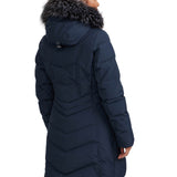 January manteau matelassé pour femmes avec fausse fourrure