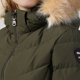 Queens Quilted Puffer w/Faux Fur Hood Trim