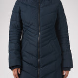 Queens Quilted Puffer w/Faux Fur Hood Trim