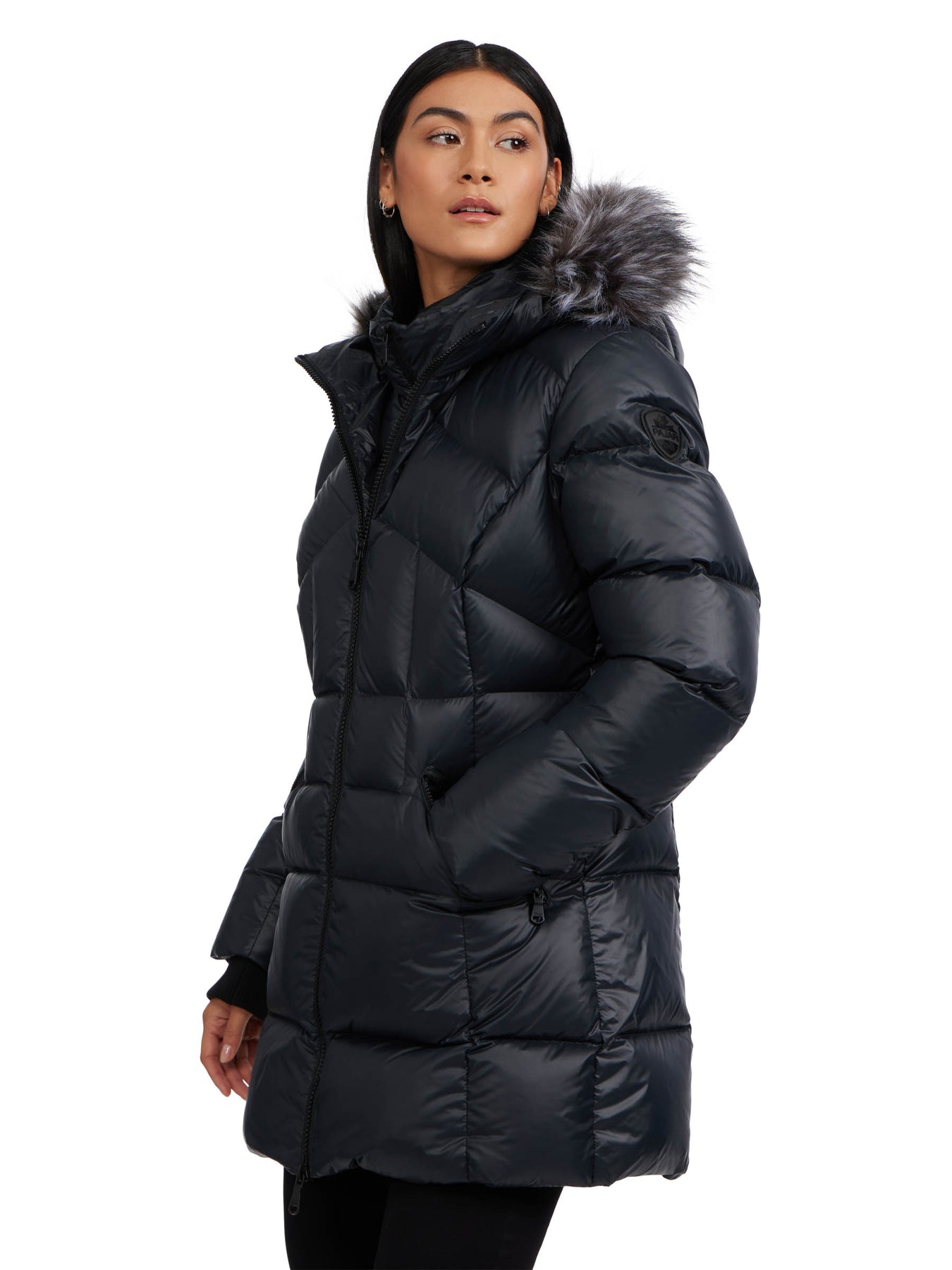 Ares Women's Puffer Jacket w/Faux Fur Trim | Pajar Canada