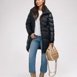 Saturn matelassé mi-long pour femmes