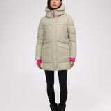 Heirani matelassé mi-long pour femmes