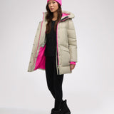 Heirani matelassé mi-long pour femmes