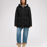 Ivory manteau léger mi long pour femmes