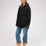 Ivory manteau léger mi long pour femmes