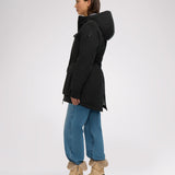 Ivory manteau léger mi long pour femmes