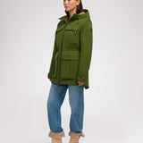 Ivory manteau léger mi long pour femmes
