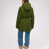 Ivory manteau léger mi long pour femmes