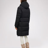 Zaniah manteau matelassé long pour femmes