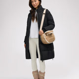 Zaniah manteau matelassé long pour femmes