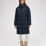 Zaniah manteau matelassé long pour femmes