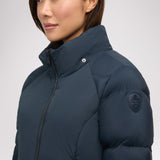 Zaniah manteau matelassé long pour femmes