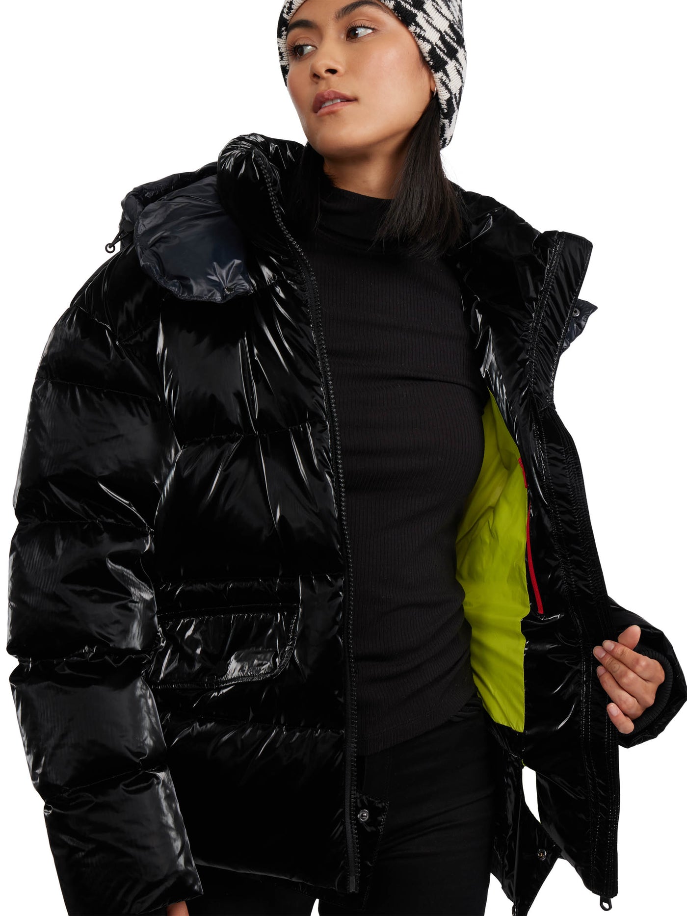 Ascella Women's Boxy Fit Short Puffer Jacket