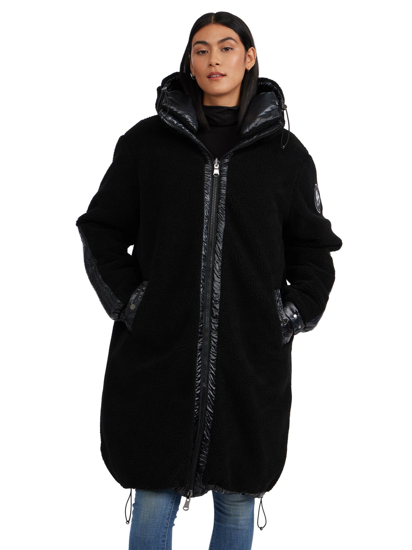 Alsephina Women's Reversible Long Puffer Jacket