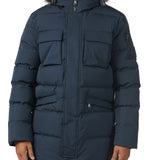 Hamilton Men's Quilted Parka w/Faux Fur Trim