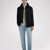 Hader bomber en laine mélangée pour hommes