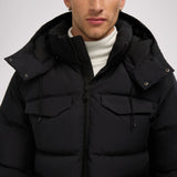 Miles Men's Puffer Jacket with Removable Hood