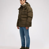 Miles Men's Puffer Jacket with Removable Hood
