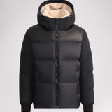 Rigel Men's Mixed Media Faux Shearling Puffer