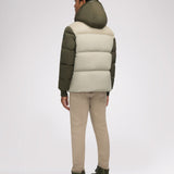 Rigel Men's Mixed Media Faux Shearling Puffer