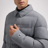 Roman manteau en laine pour hommes