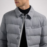 Roman manteau en laine pour hommes