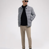 Roman manteau en laine pour hommes