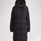 Zaniah manteau matelassé long pour femmes