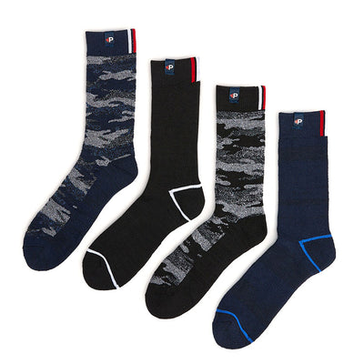 Jayk Men's Full Cushion Thermal Socks 4-pack